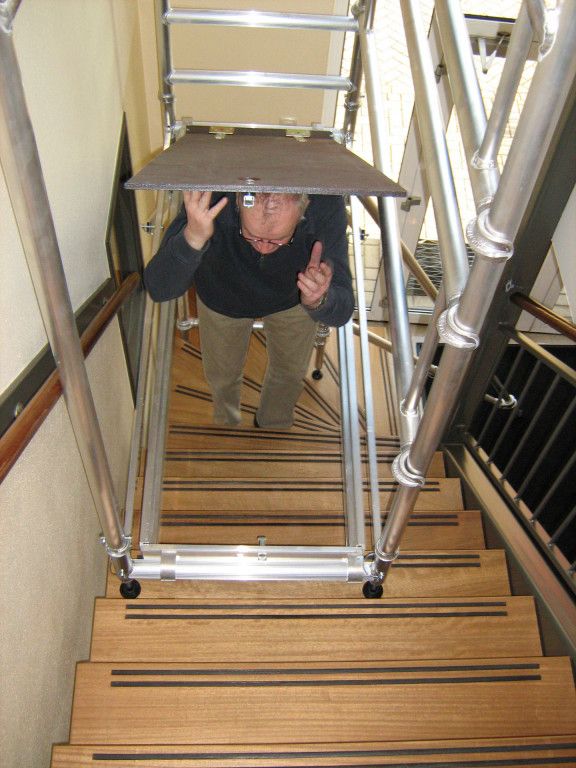 Schodiskové lešenie (Staircase scaffold) — Custers — fotografia 3